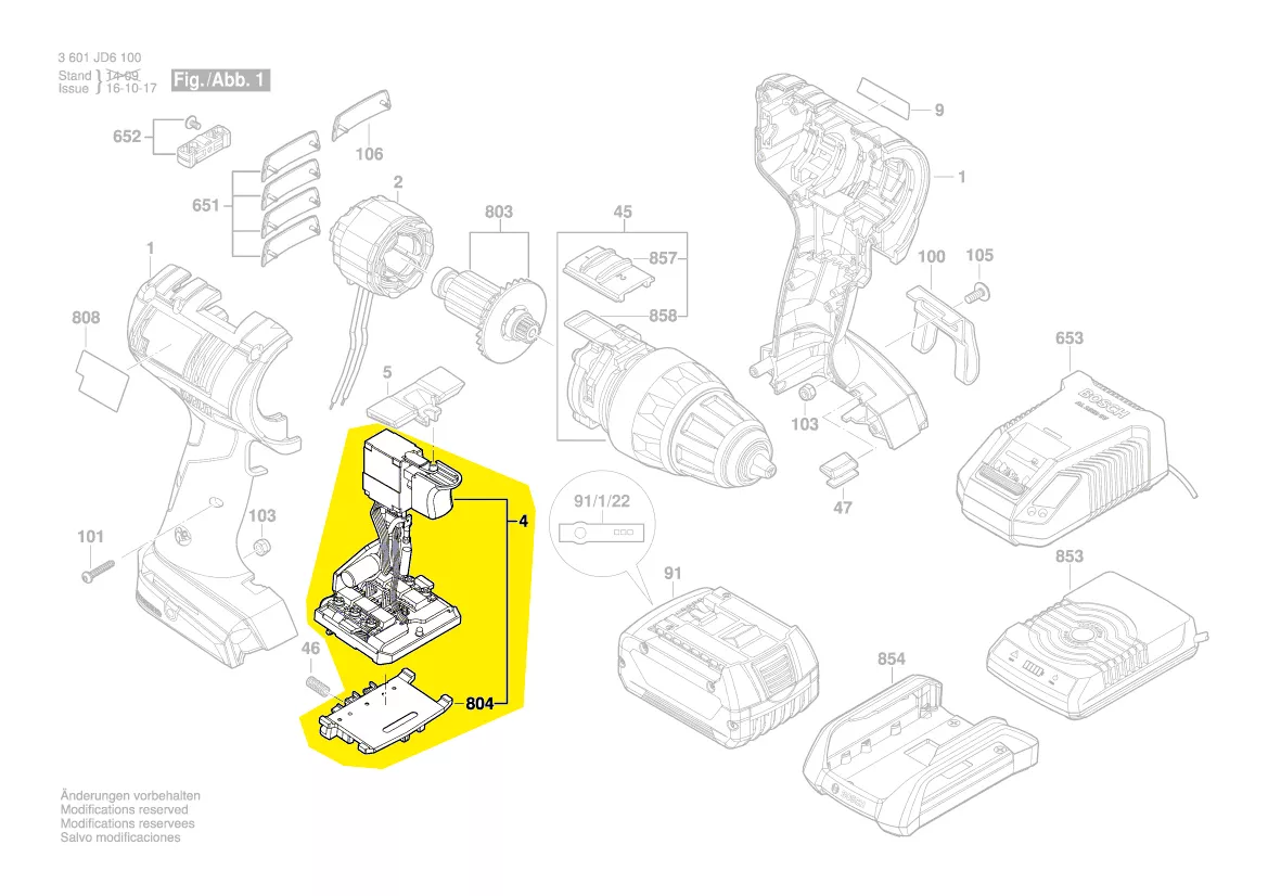 Interrupteur variateur réf. 1 600 A00 1BG